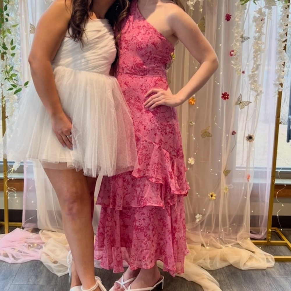 Pink Midi Dress